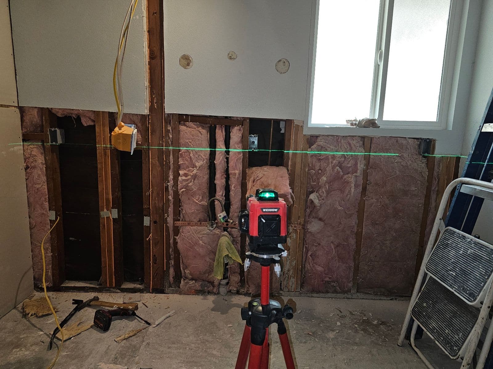 Project Precision Electrical Work with Laser Level Technology image
