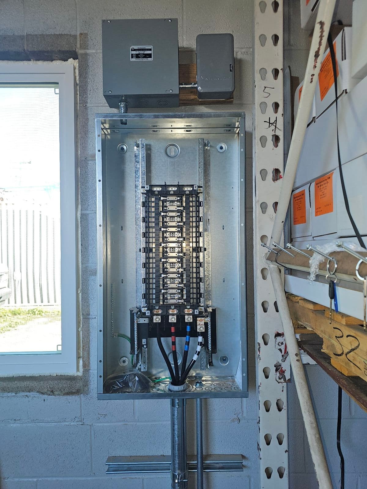 Project New 200 Amp Sub Panel Installation at Local Warehouse image