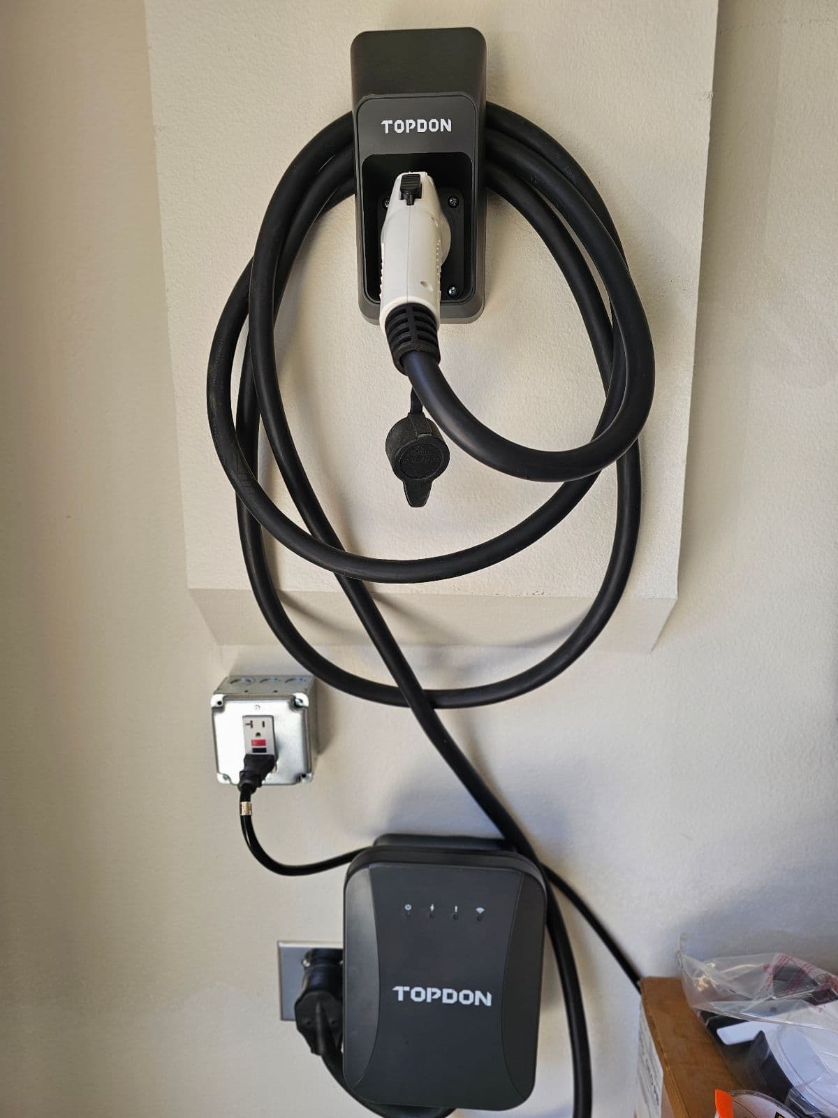 Efficient Electric Vehicle Charger Installed