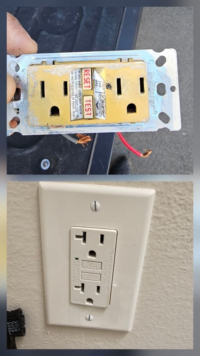 Upgrading to High-Capacity 20-Amp GFCI Outlets image