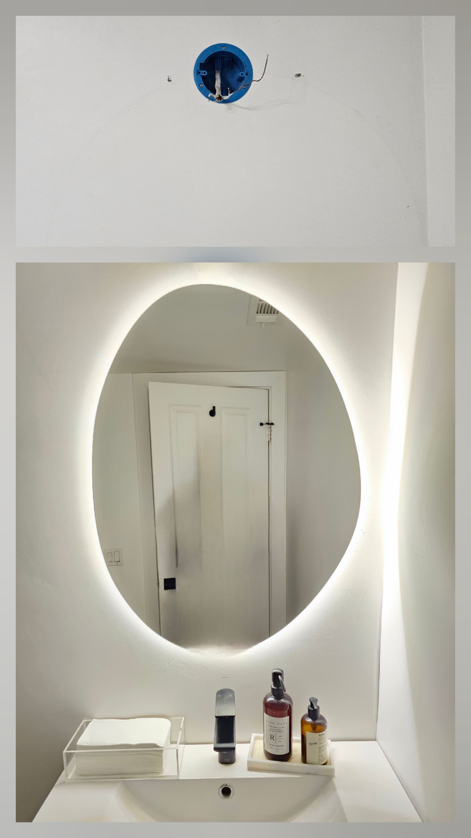 Illuminate Your Home with an Elegant LED Mirror image