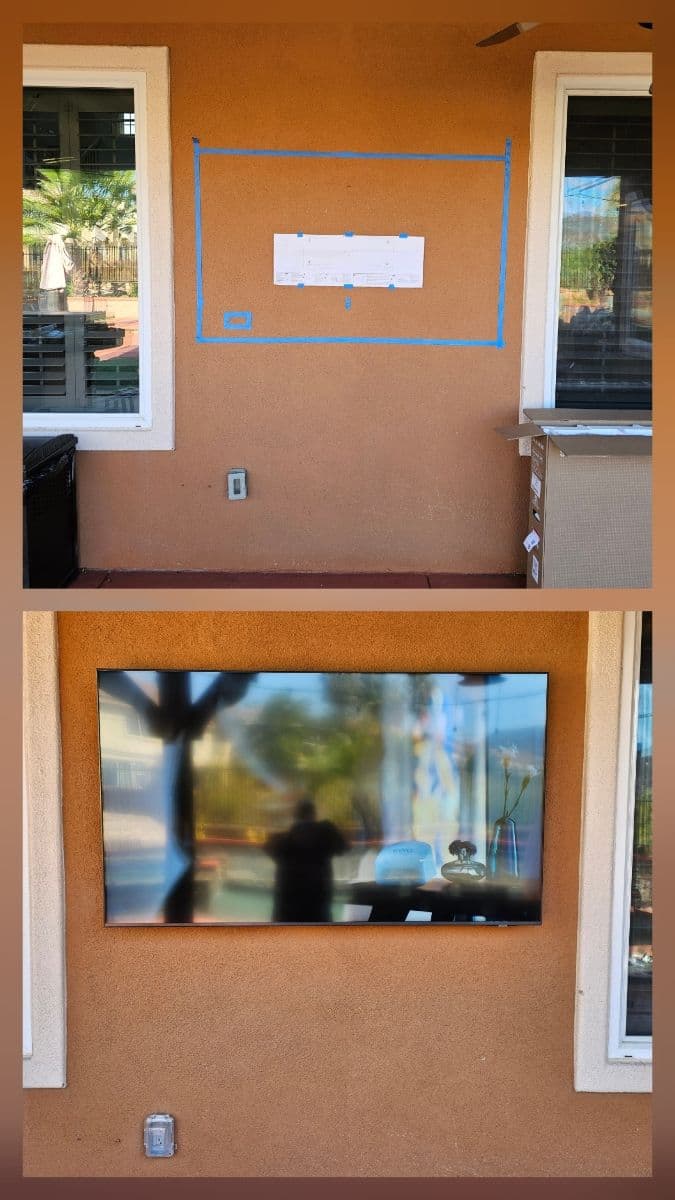 Sleek Outdoor TV Installation for Ultimate Enjoyment image